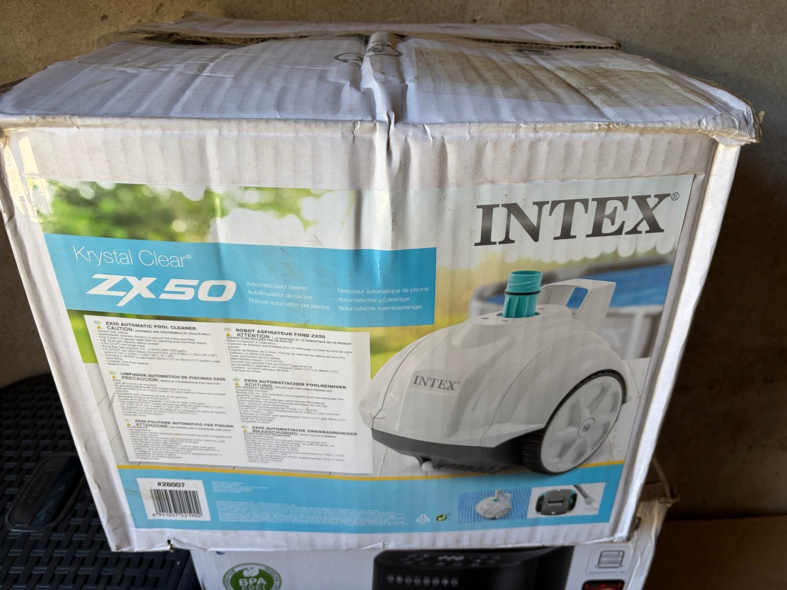 Intex Krystal Clear ZX50 Automatische Zwembadreiniger, Ophalen of Verzenden, Gebruikt, Overige typen