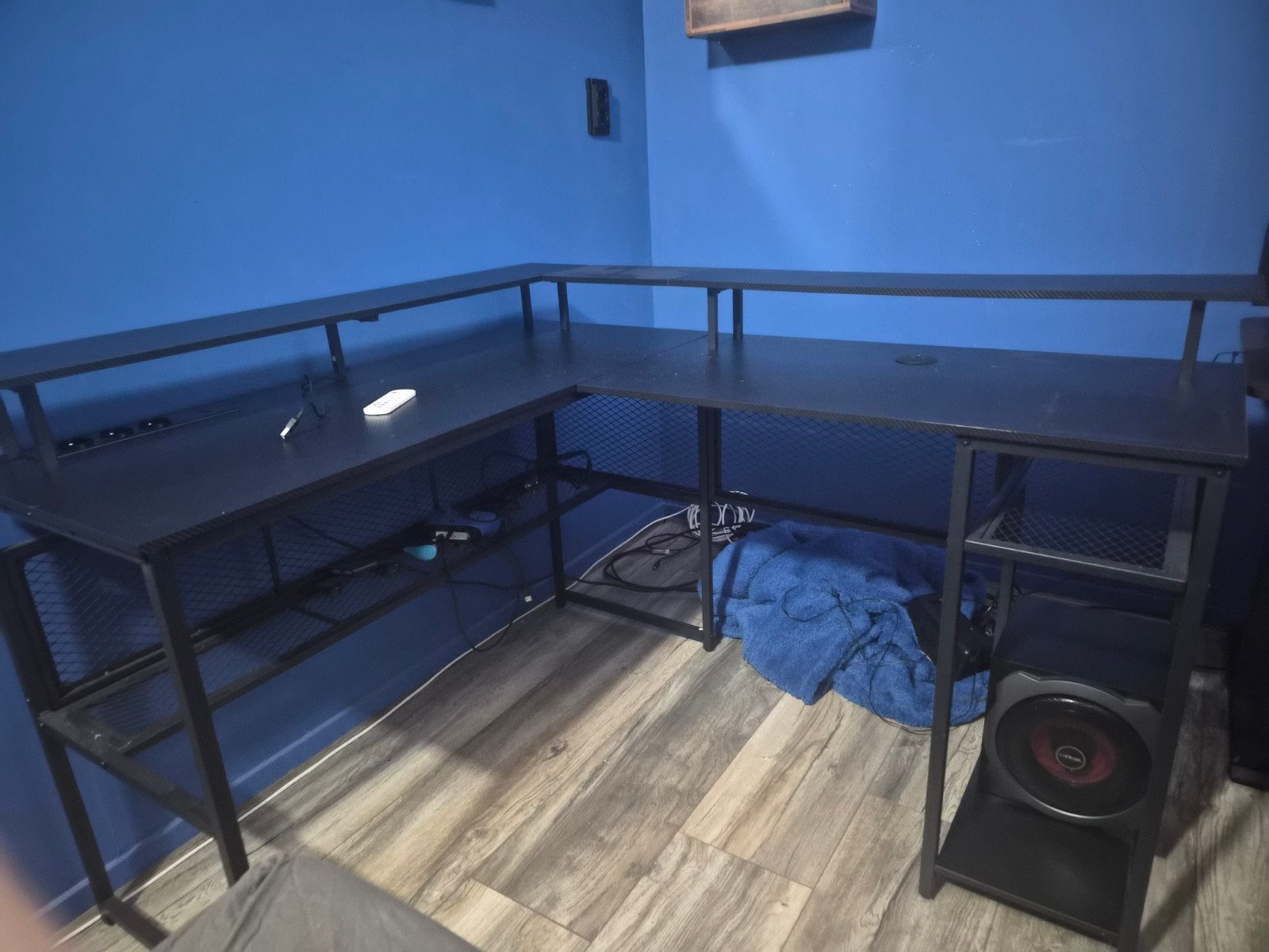 Zo goed als nieuwe hoekbureau, Huis en Inrichting, Slaapkamer | Stapelbedden en Hoogslapers, Ophalen, Eenpersoons, Minder dan 160 cm