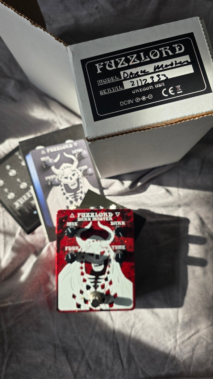 Fuzzlord Dark Master echo, Ophalen of Verzenden, Zo goed als nieuw, Distortion, Overdrive of Fuzz