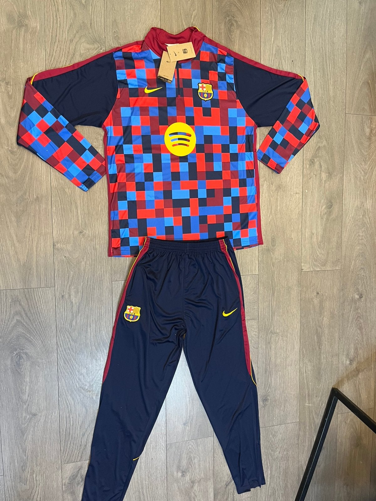 FC barcelona trainingspak tenue 2026, Blauw, Overige maten, Ophalen of Verzenden, Zo goed als nieuw
