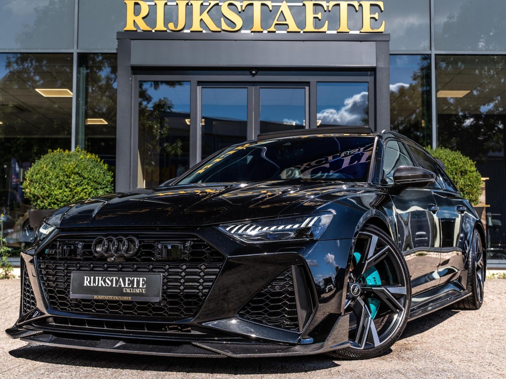 Audi RS6 Avant 4.0 TFSI Quattro|PANO|B&O|360|ACC|22''|CARBON, Auto's, Audi, Automaat, Gebruikt, Met garantie (alle), 600 pk