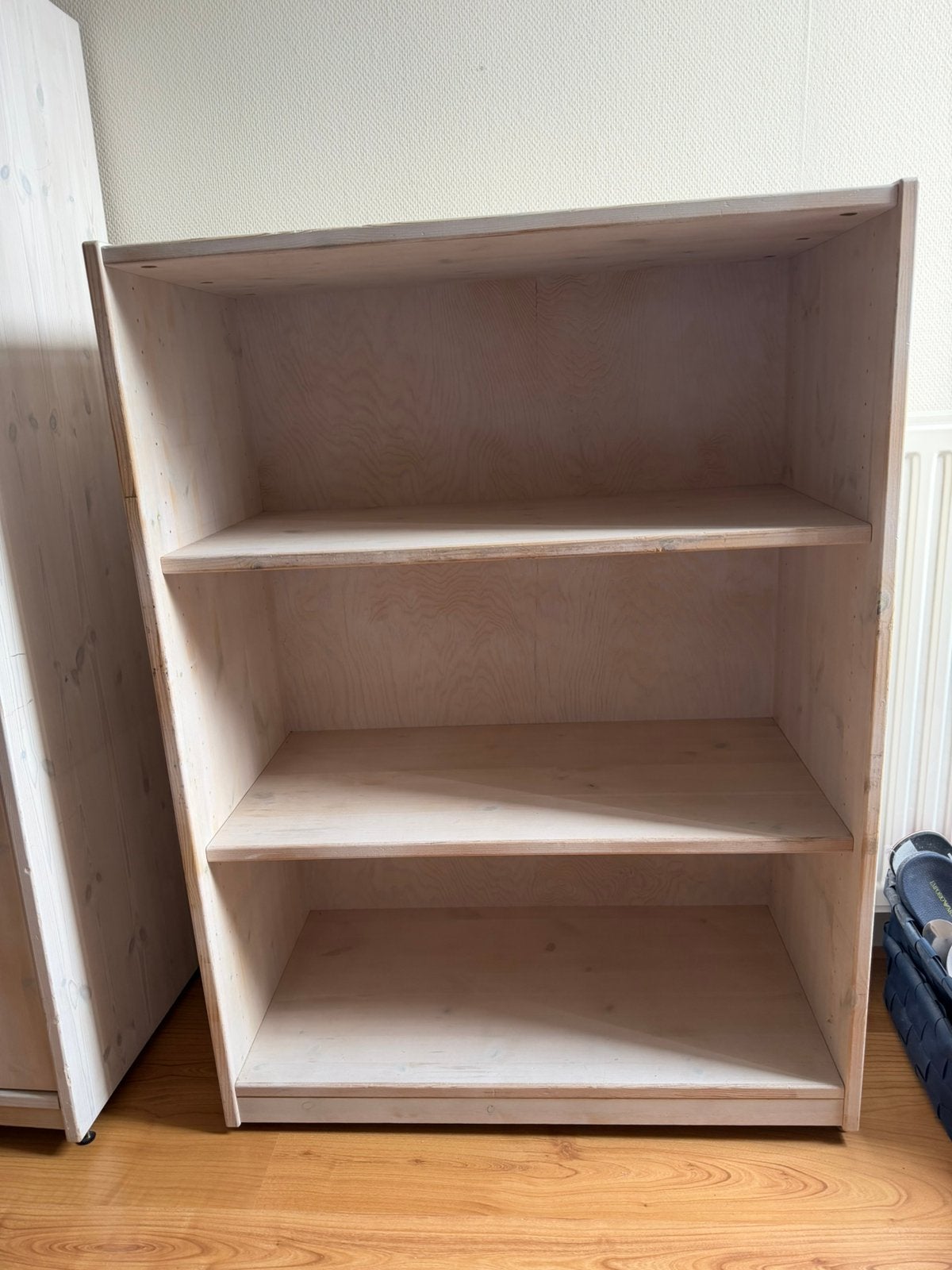 Houten boekenkast Lifetime whitewash, Ophalen, Gebruikt, 90 cm, Hout