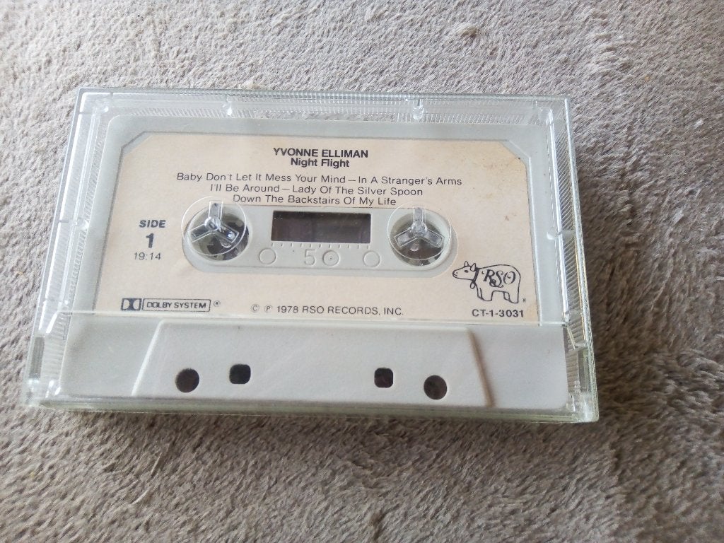 original cassette-yvonne elliman-night fly *1978*, Gebruikt, 1 bandje, Ophalen of Verzenden, Origineel