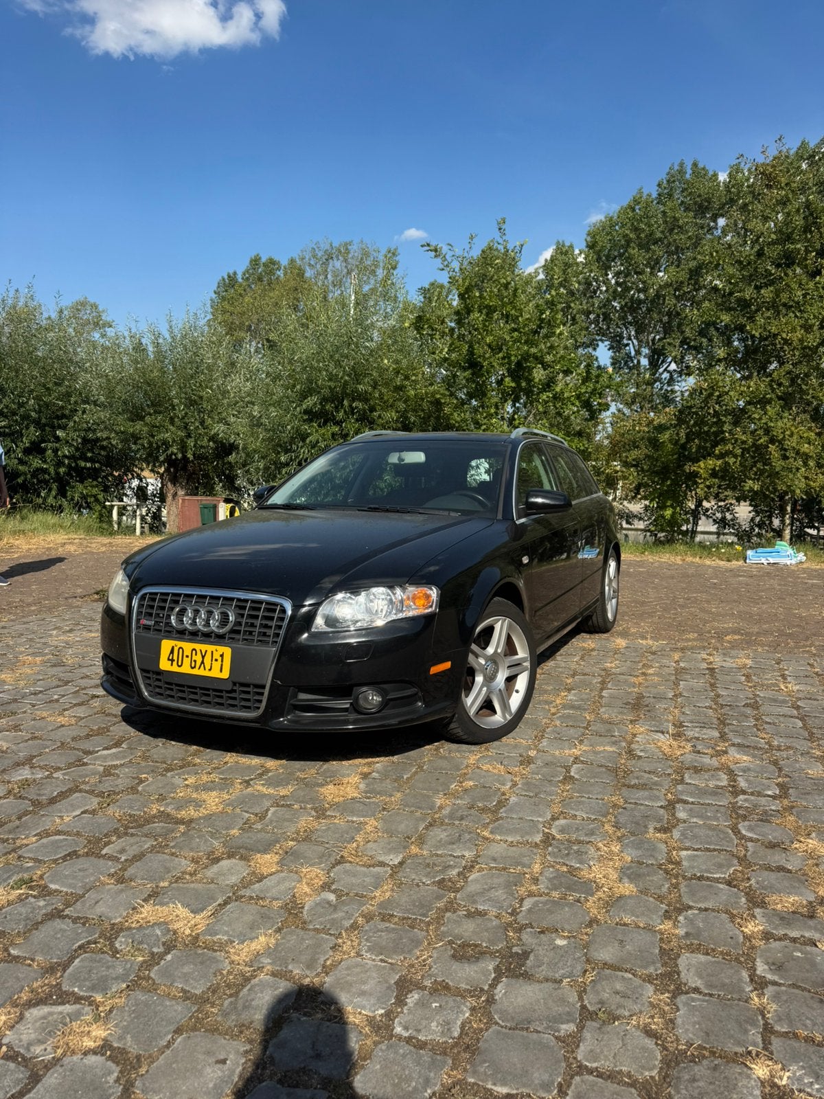Audi A4 2.0 TFSI Quattro S-Line 200PK – Zwart, Auto's, 1730 kg, 1984 cc, Zwart, Stationwagon