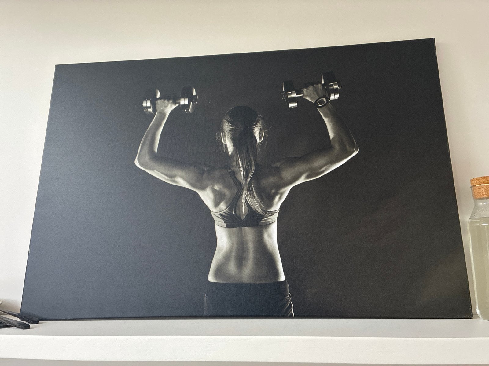 XXL Canvas Fitness Poster 120 x 80 cm, Ophalen, Gebruikt, 100 tot 125 cm, Foto of Poster