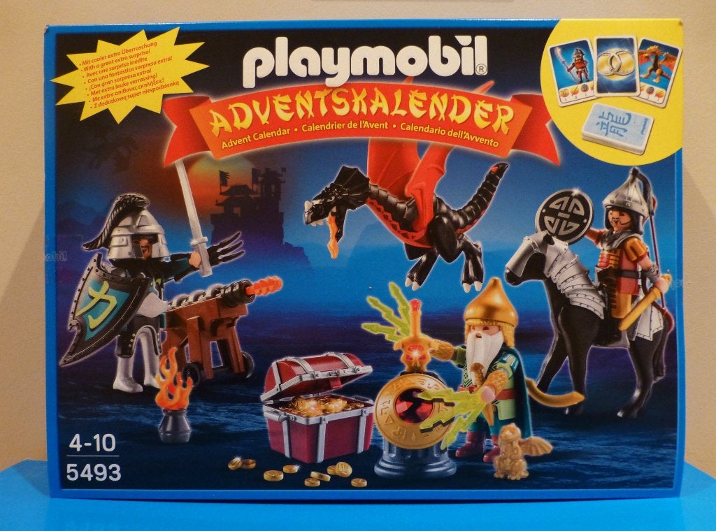 Playmobil 5493 Adventskalender Draken Ridders + Spel NIEUW, Kinderen en Baby's, Complete set, Overige typen, Nieuw, Ophalen of Verzenden