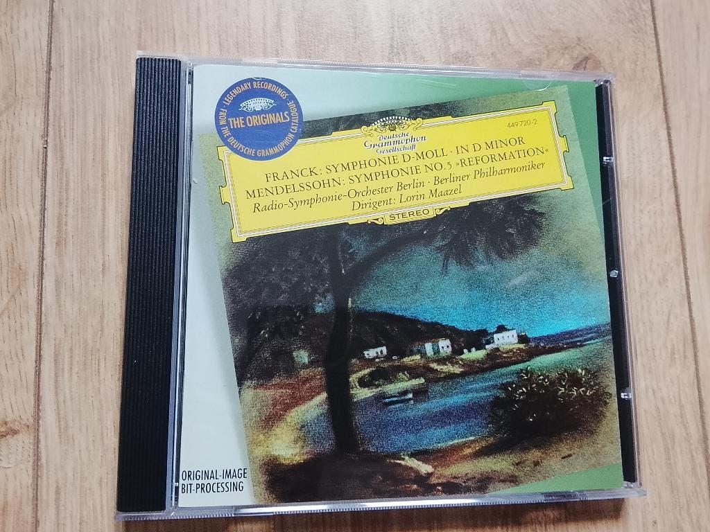 Franck Mendelssohn Maazel Berlin RSO DG Als Nieuw 5 euro, Ophalen of Verzenden, Romantiek, Zo goed als nieuw, Orkest of Ballet