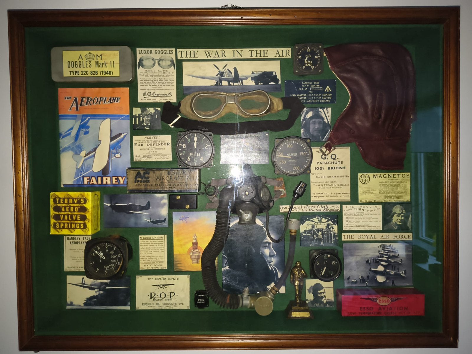 RAF, Luftwaffe, USSR Vintage Shadowbox, Ophalen, Overige typen