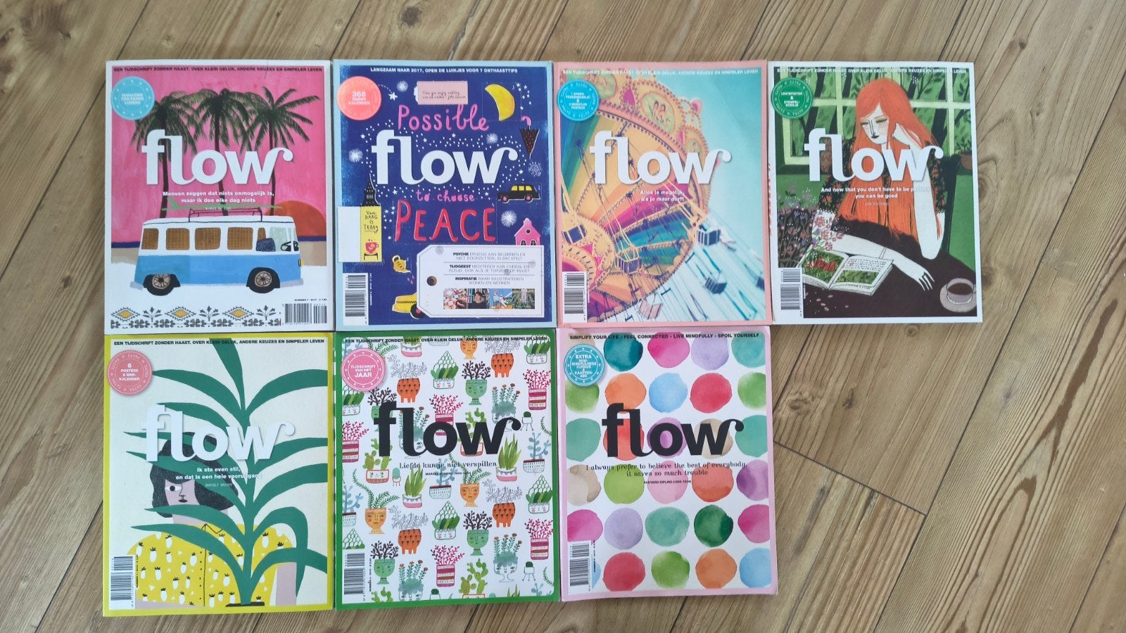 7x Flow jaargang 2013 2015 2016 2017, Boeken, Ophalen of Verzenden, Gelezen, Overige typen
