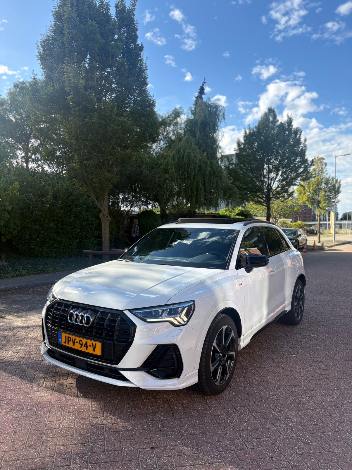 Audi Q3 2.0 TFSI quattro Black Line/Pano/Virtual/Cam/Keyless, Auto's, Audi, Automaat, Parkeerassistent, Euro 6, 1984 cc