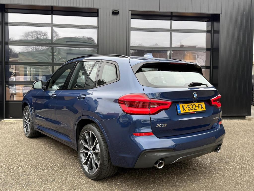 BMW X3 XDrive 20i M-Sport Shadowline Phytonicblau Headup, Auto's, BMW, Automaat, 1998 cc, 15 km/l, Gebruikt