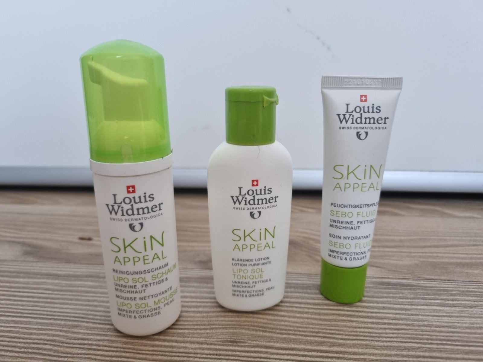 Louis Widmer skin appeal set, Ophalen of Verzenden, Gebruikt, Gehele gezicht, Verzorging