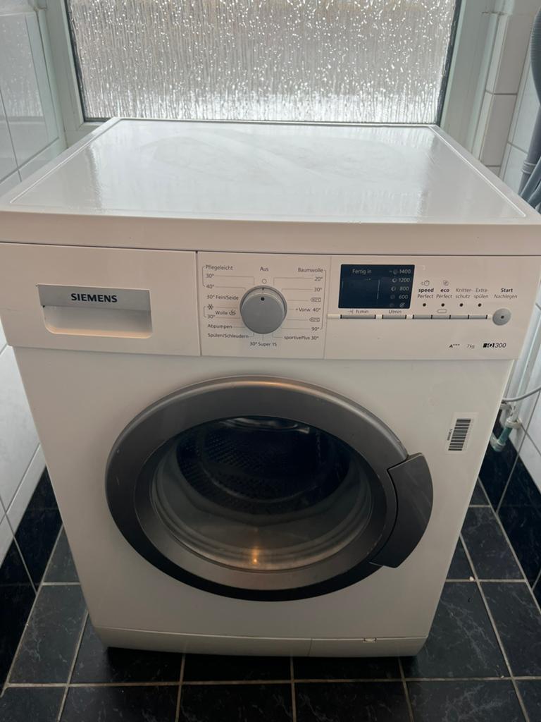 Wasmachine SIEMENS, Witgoed en Apparatuur, Wasmachines, 6 tot 8 kg, 85 tot 90 cm, 1200 tot 1600 toeren, Ophalen