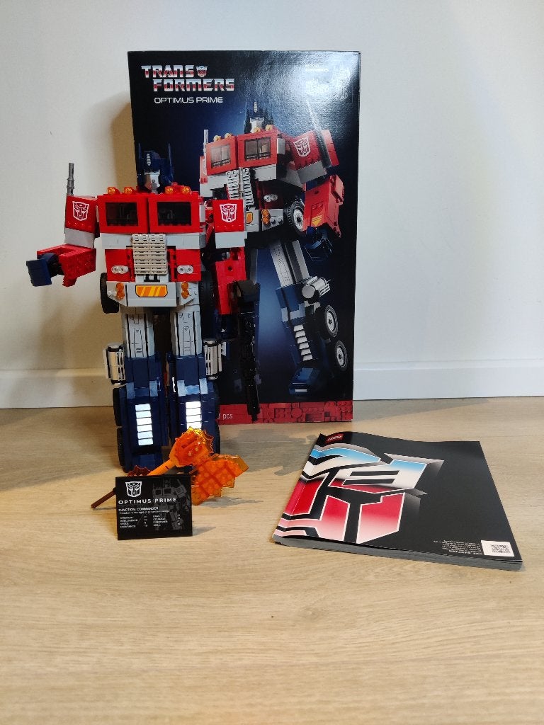 Lego 10302 - Transformers: Optimus Prime - compleet met doos, Inclusief instructies, Overige thema's, Lego, Ophalen of Verzenden