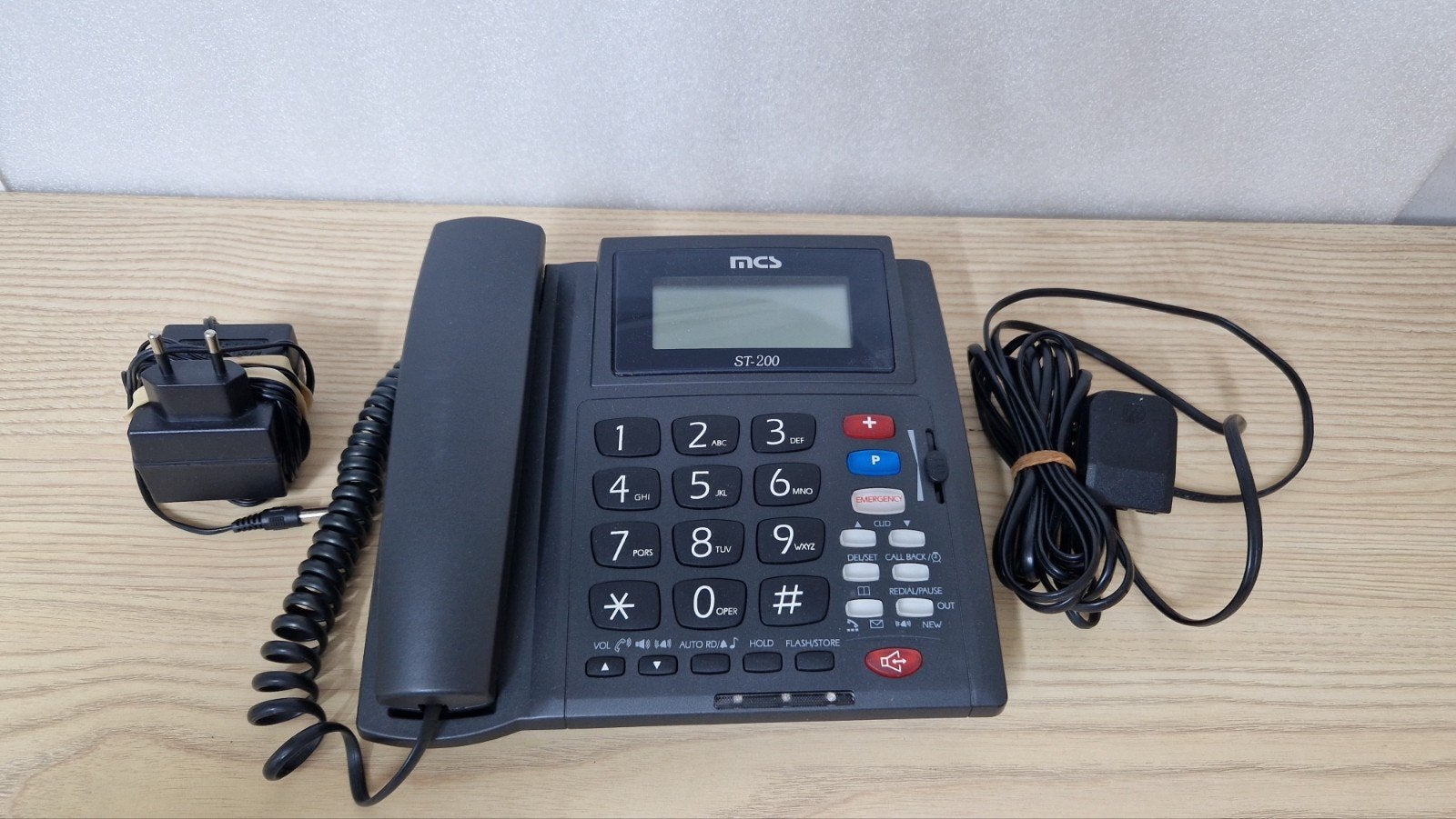 Seniorentelefoon MCS ST-200 – Extra luid en eenvoudig en, Telecommunicatie, Ophalen of Verzenden, Gebruikt