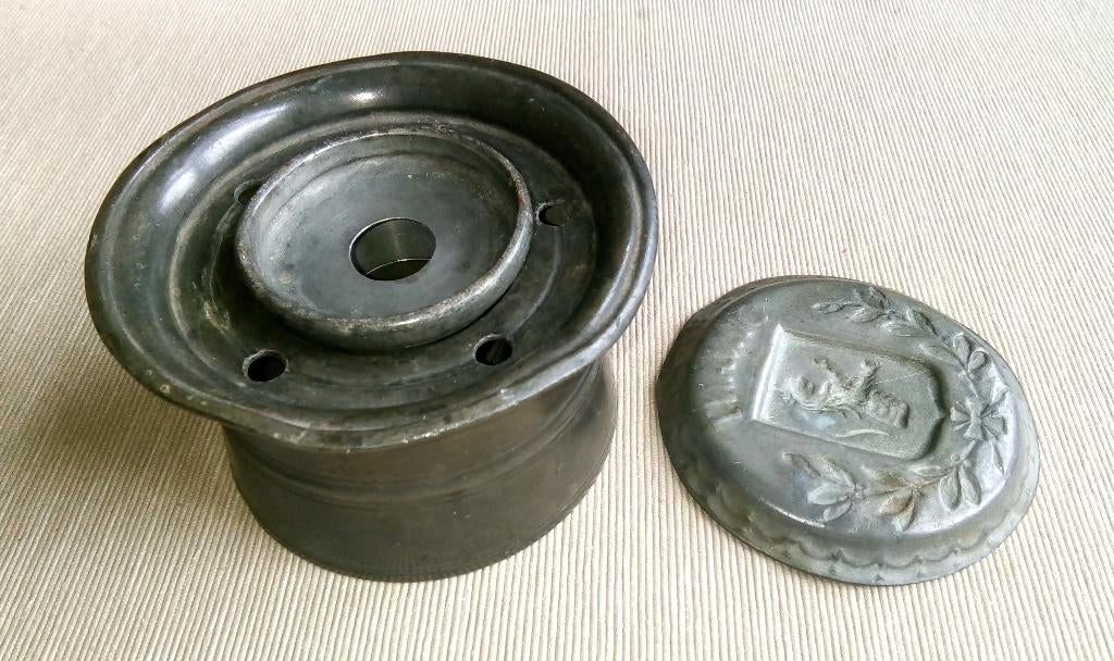 tin inktpotje, Ophalen of Verzenden