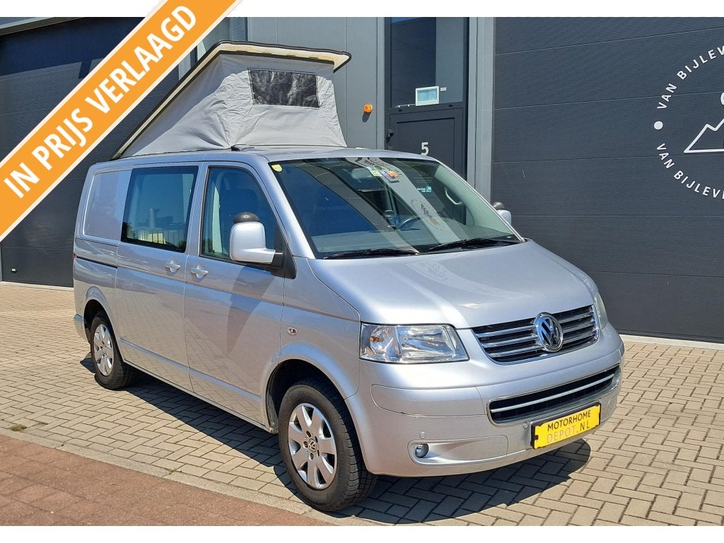 Volkswagen Transporter T5 1.9 TDI | NL bus | Nette camper |, Buscamper of Camperbus, Raamblindering, Tot en met 2, Bedrijf