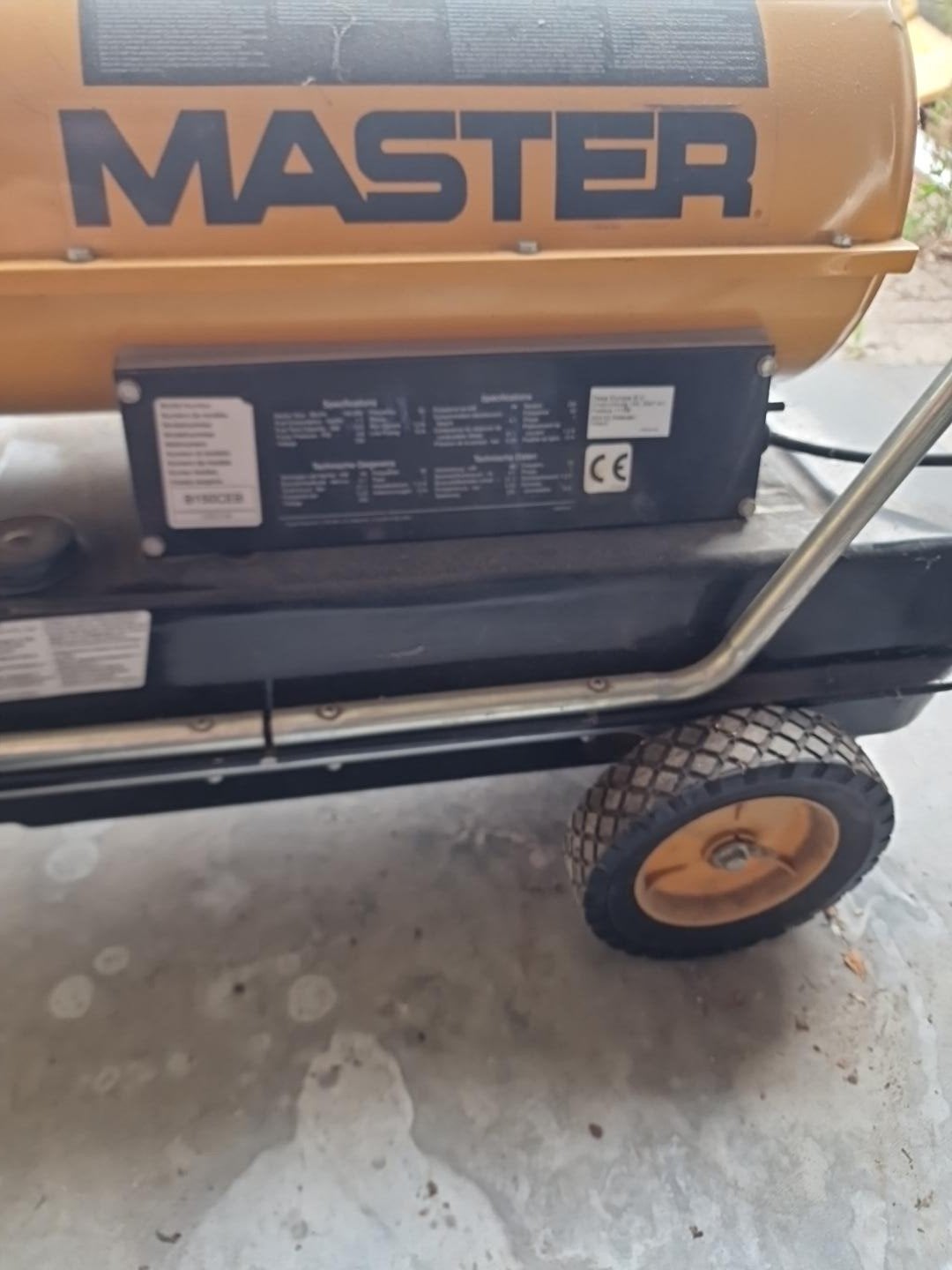 Master B150CEB Diesel Heteluchtkanon 44 kW – Professionele B, Overige typen, Ophalen of Verzenden, Zo goed als nieuw, 60 tot 150 cm