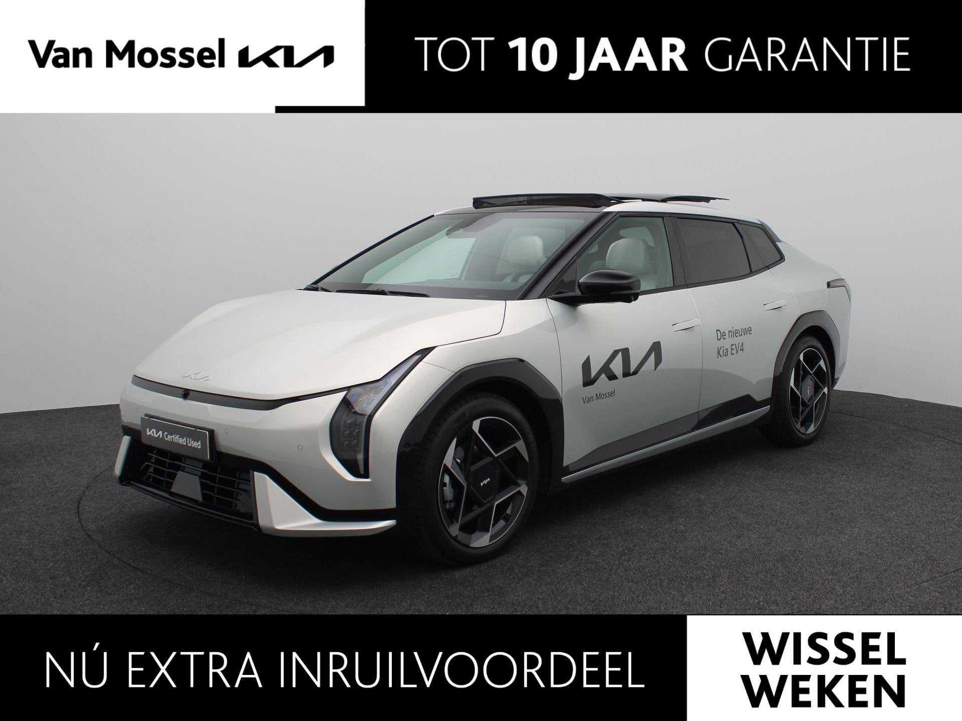 Kia EV4 GT-PlusLine 81.4 kWh | DEMO | 18" Velgen | 360 Camer, Auto's, 33 min, Origineel Nederlands, 584 km, 204 pk