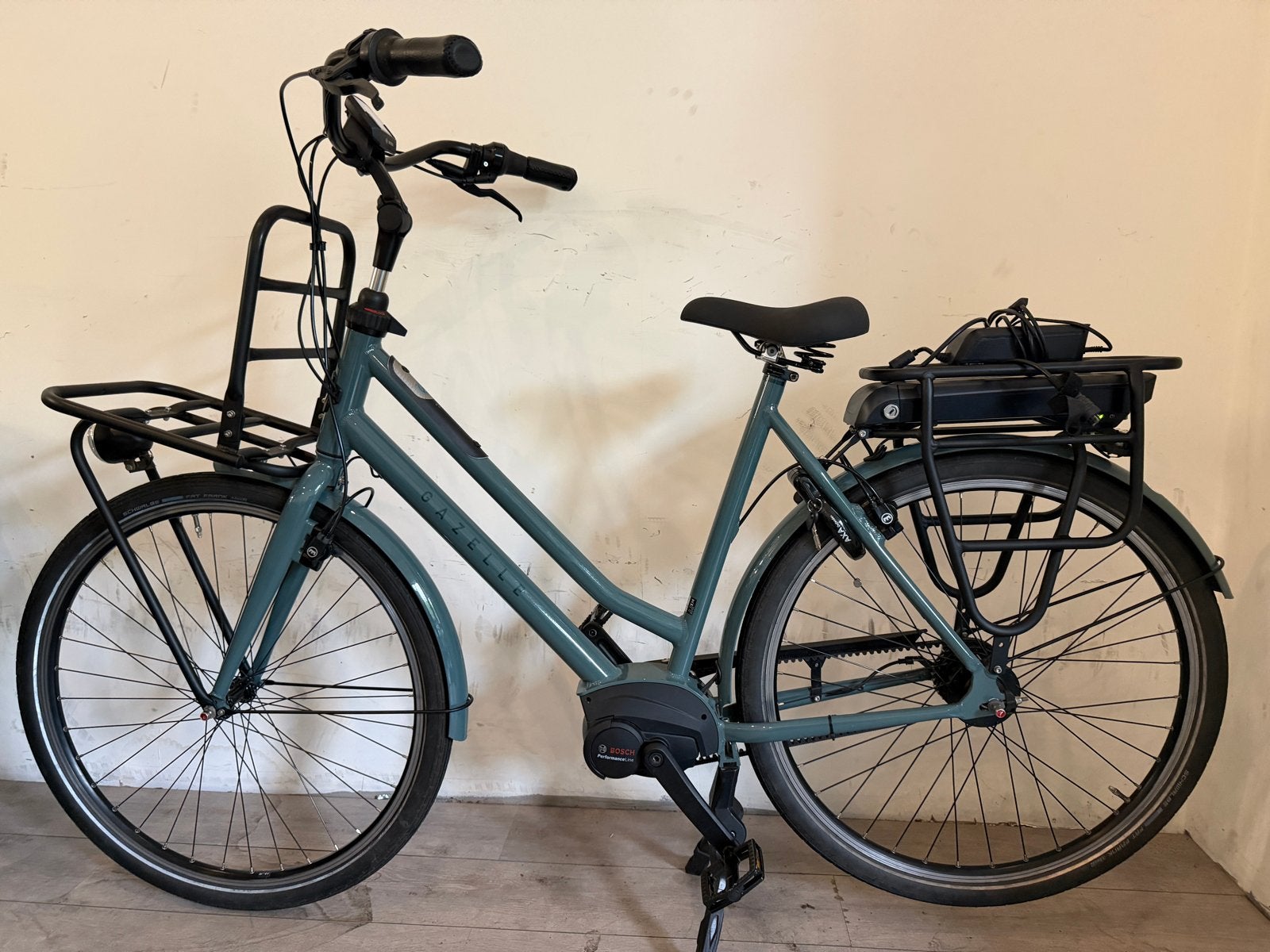Nette Gazelle Heavy Duty fiets met Bosch Performance Line, Fietsen en Brommers, Velgrem, Versnellingen, Zo goed als nieuw, Gazelle