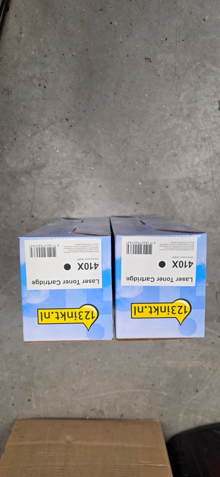 2x 123inkt 410X Laser Toner Cartridge, Ophalen of Verzenden, Nieuw, Toner, 123inkt