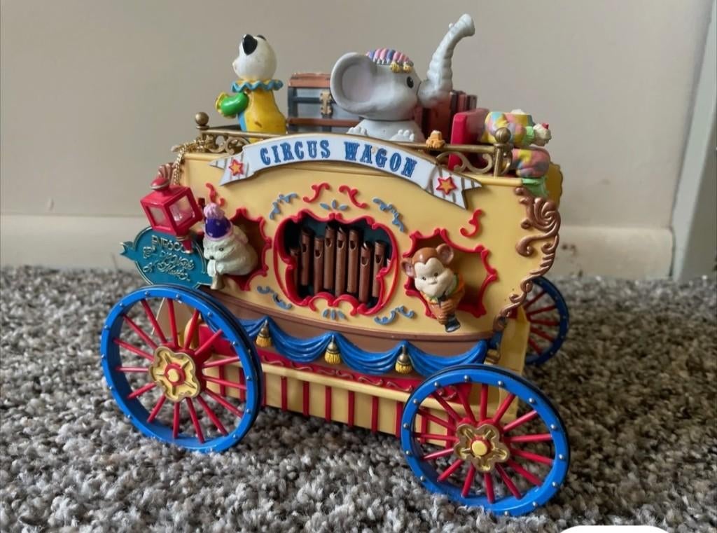 Enesco Circuswagen muziekdoos/speeldoos, Ophalen