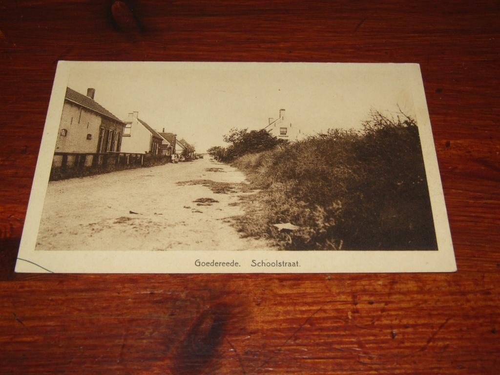 585- GOEDEREEDE, SCHOOLSTRAAT, Verzenden, Voor 1920, Ongelopen, Zuid-Holland
