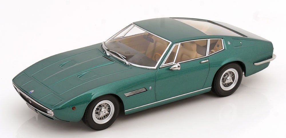 1:18 Maserati Ghibli Coupe - 1969 - Green Metallic., Overige merken, Kk-scale, Auto, .