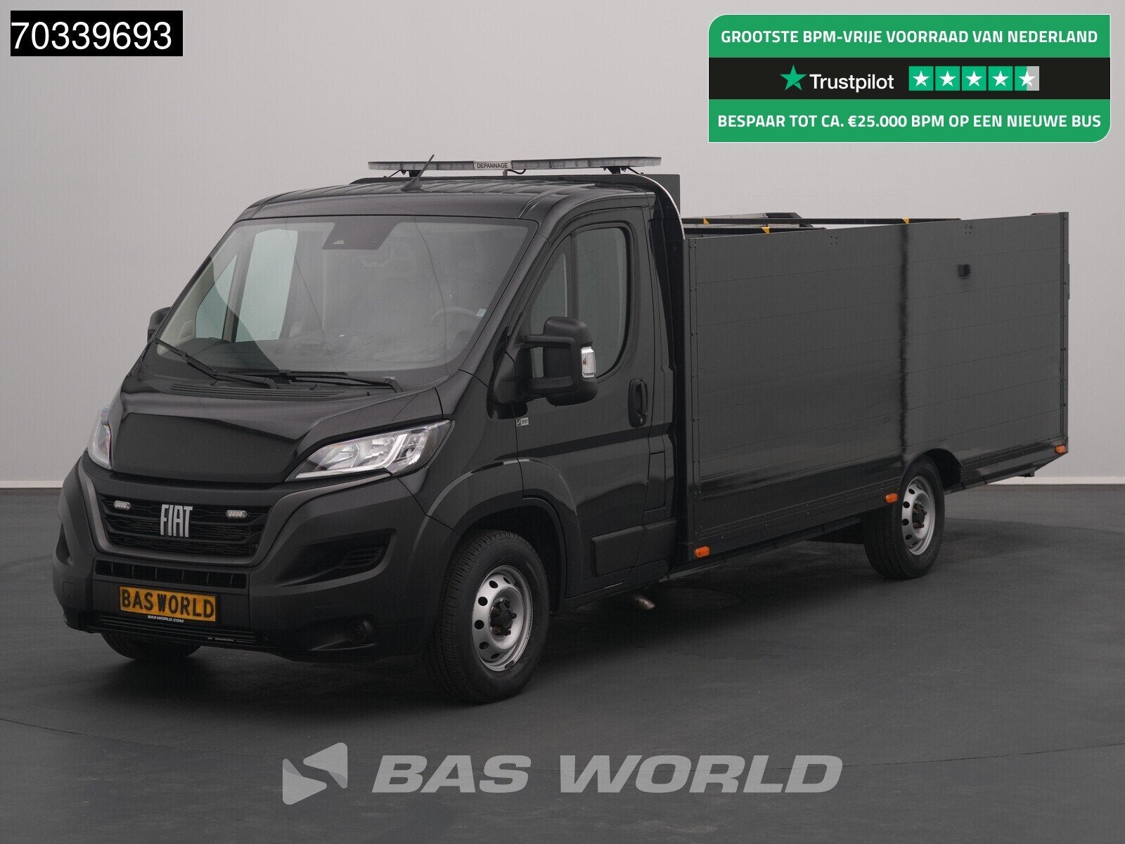 Fiat Ducato 140pk 457cm XL Automaat Lier Open Box Scooter /, Automaat, Gebruikt, Euro 6, 4 cilinders