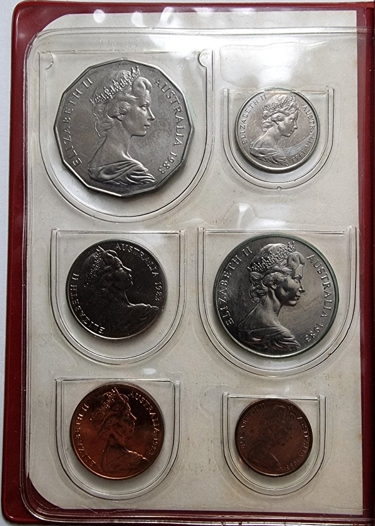 Australië Mint Set 6 Coins 1983 BU, Postzegels en Munten, Verzenden, Setje