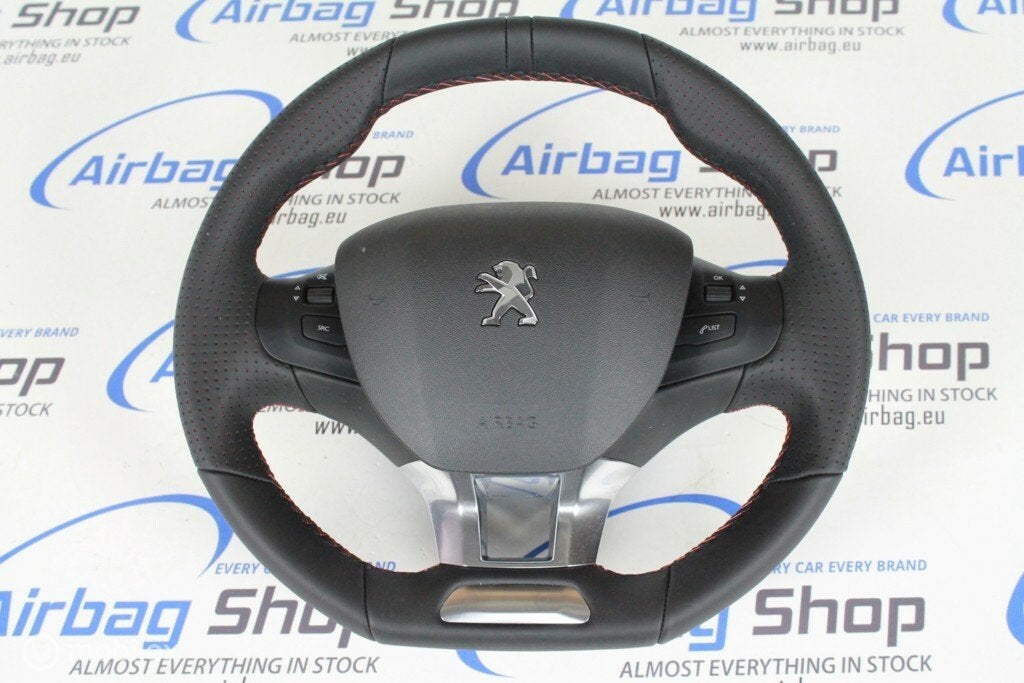 Stuur + airbag leder Peugeot 308 (2013-heden)
