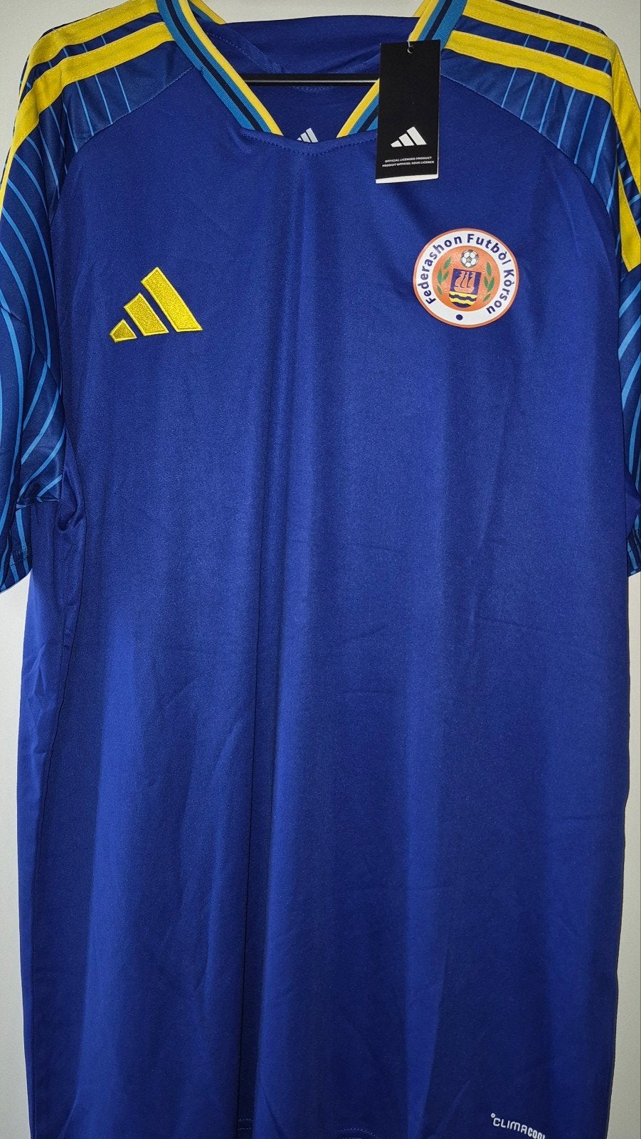 Curaçao WK thuisshirt - Maat 3XL, Groter dan maat XL, Ophalen of Verzenden, Zo goed als nieuw, Shirt