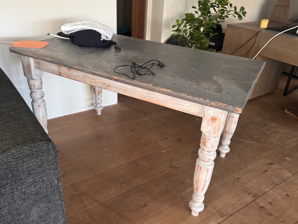 eettafel, Huis en Inrichting, Tafels | Eettafels, Ophalen, Gebruikt, 100 tot 150 cm, 50 tot 100 cm