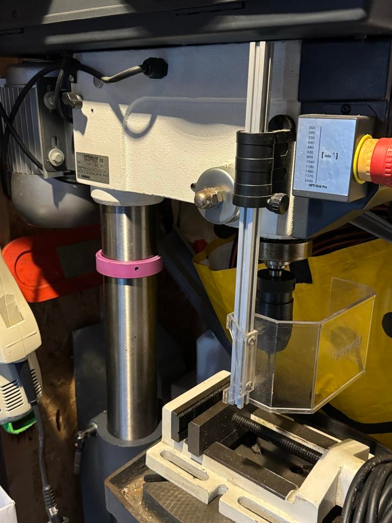 Optimum Kolomboormachine B 26 Pro - Krachtig en Nauwkeurig, Doe-het-zelf en Verbouw, Gereedschap | Boormachines, Ophalen, Gebruikt
