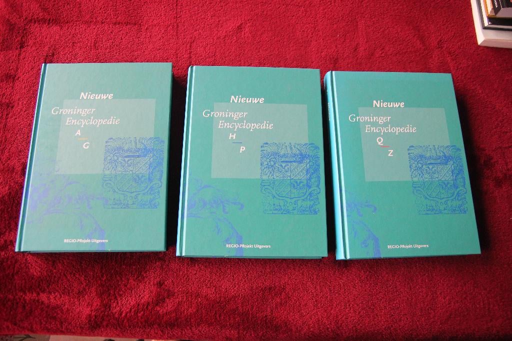Nieuwe groninger encyclopedie 3 delen, Boeken, Ophalen of Verzenden, Gelezen