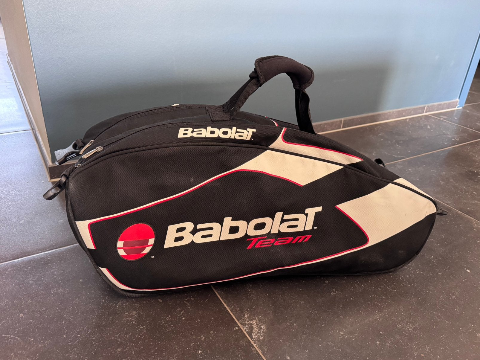 Babolat Team 6R Tennistas 6 rackets – Zwart/Wit –, Ophalen of Verzenden, Gebruikt