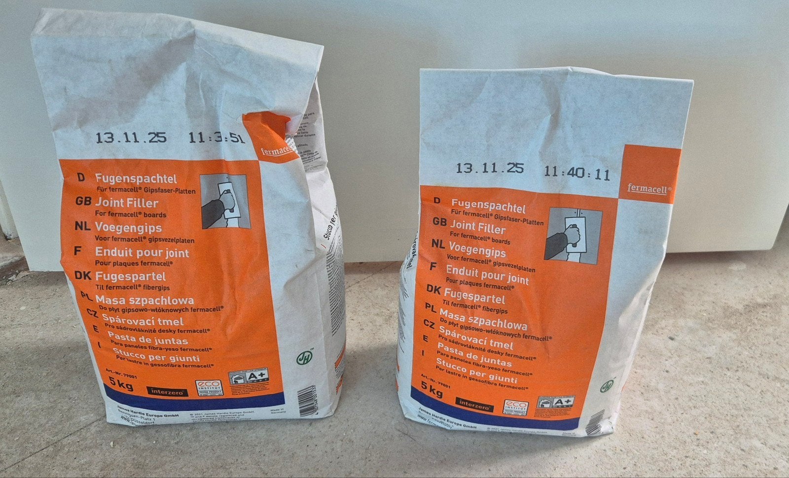 Fermacell Voegengips / Joint Filler - 2 zakken (5kg p/z), Ophalen of Verzenden, Nieuw, Overige typen