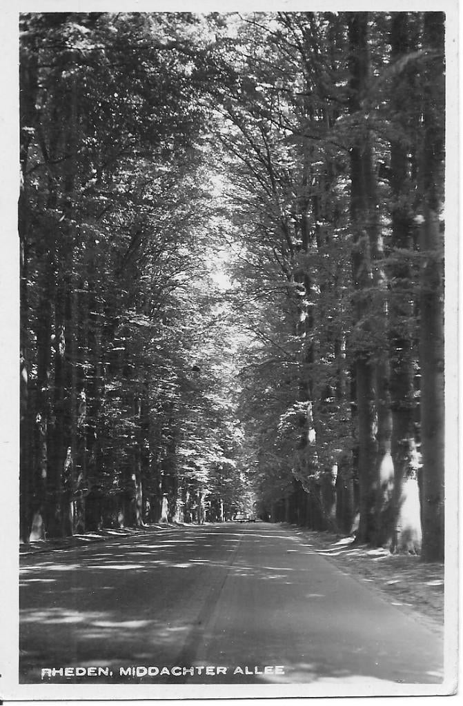 Rheden Middachten Allee., Ophalen of Verzenden, 1940 tot 1960, Ongelopen, Gelderland
