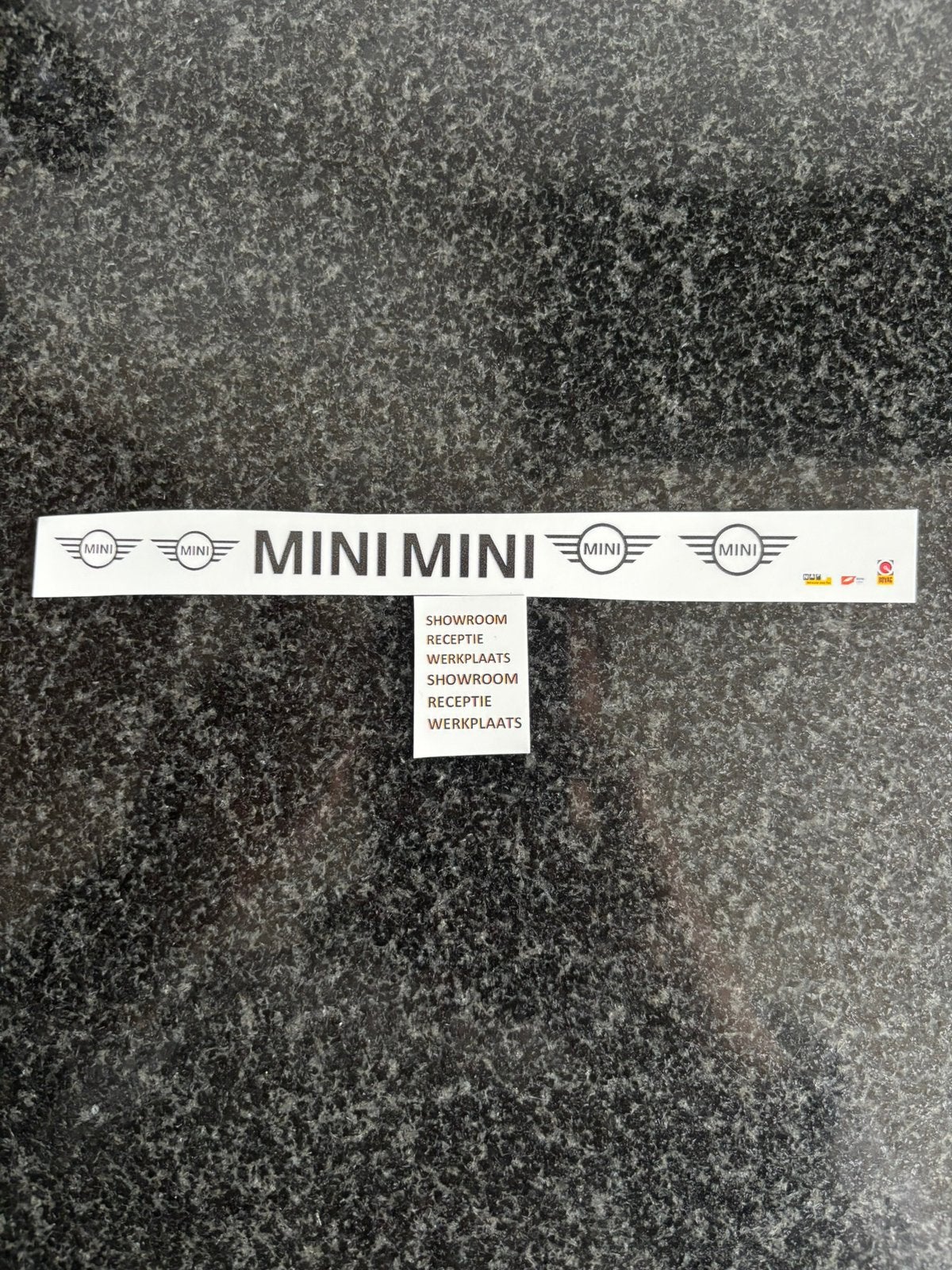 Decals transfer logo set mini cooper showroom dealer 1:87 H0, Verzenden, Nieuw, Overige merken