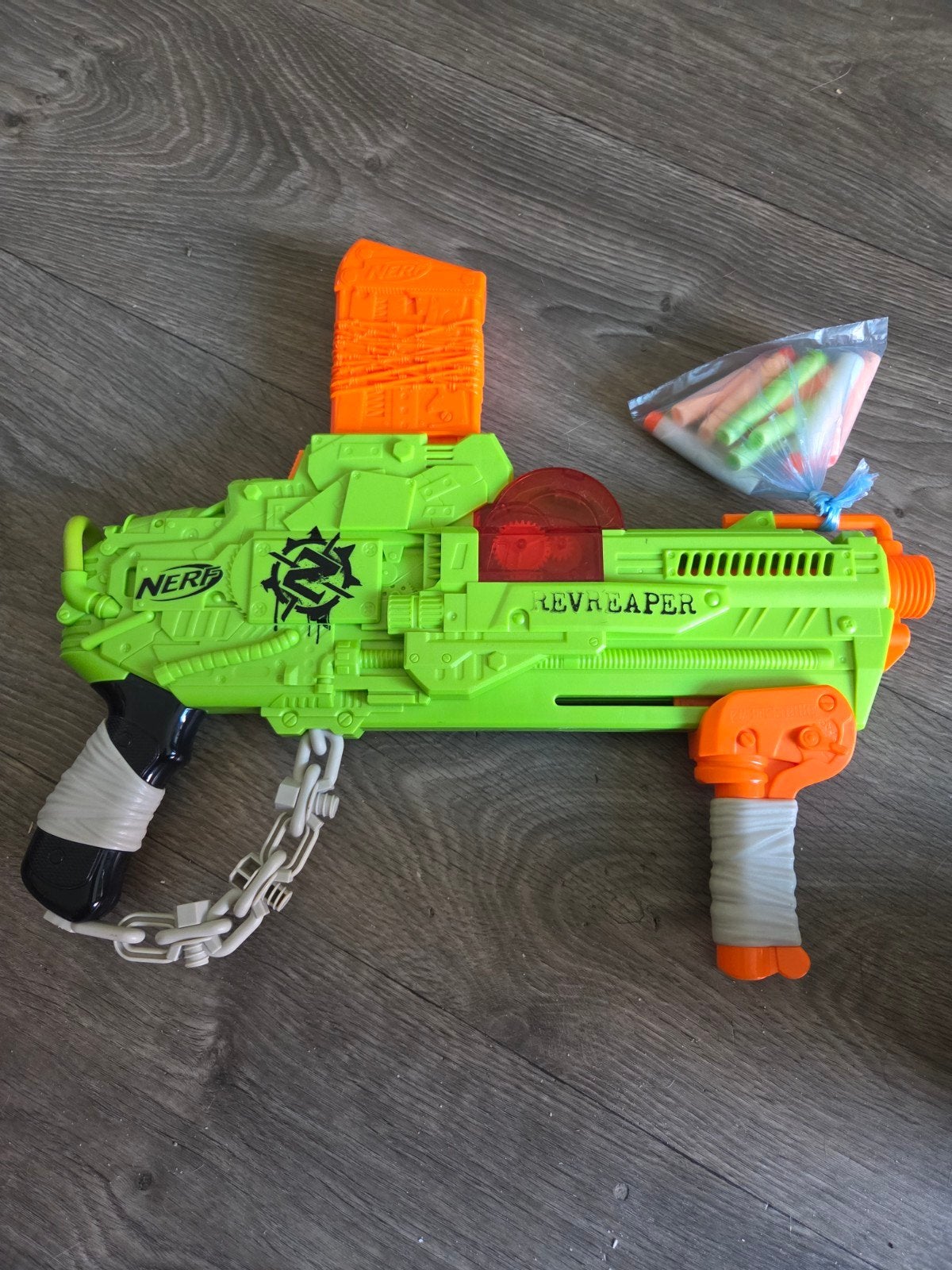 Nerf RevReaper Blaster met Darts, Ophalen, Zo goed als nieuw, Jongen of Meisje
