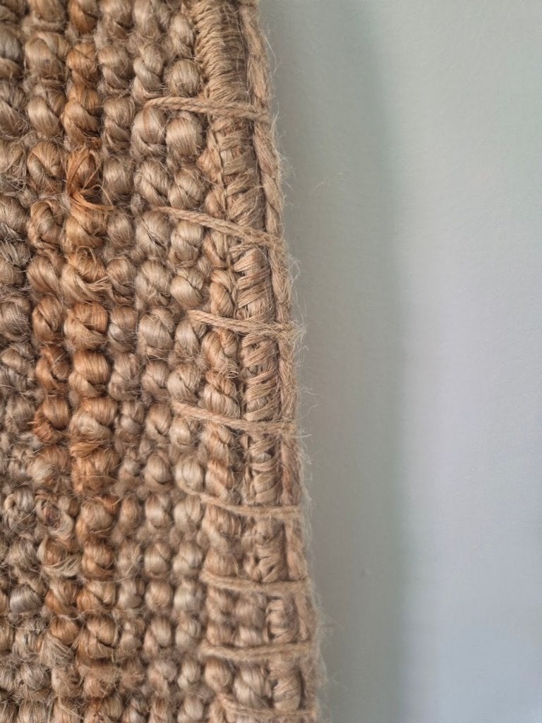 LOHALS Jute Vloerkleed 230 cm  *NIEUW* Japandi/ Boho, Ophalen, Bruin, Scandinavisch Japandi Bohemian Boho Wabi-sabi, Rond