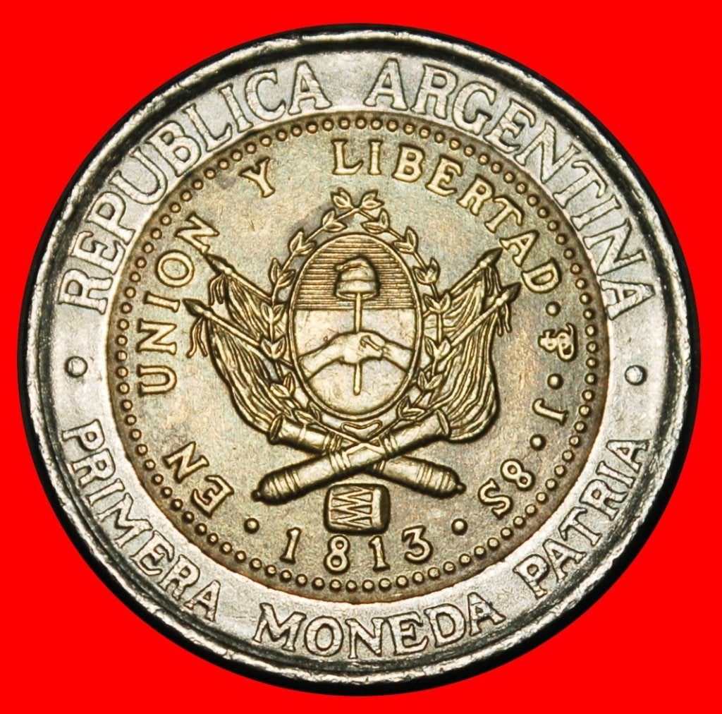 Ⰺ KOREA, BRITAIN, MEXICO, ITALY: ARGENTINA 1 PESO 1994 I1!, Ophalen of Verzenden, Zuid-Amerika, Losse munt