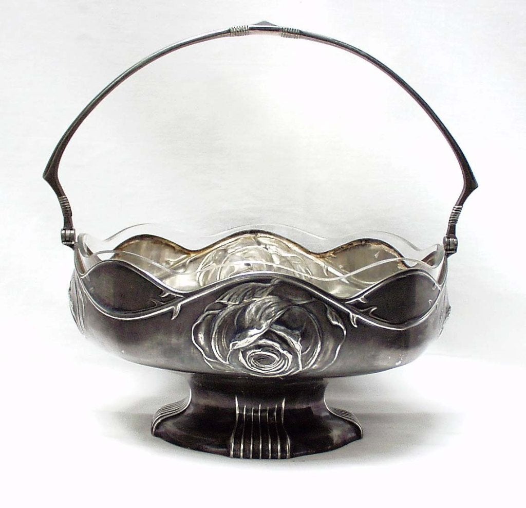 Art Nouveau Schaal - Orivit., Antiek en Kunst, Ophalen of Verzenden