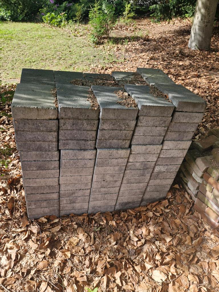 190 Nieuwe Tegels 28x19x6 mm - Ideaal voor terras/pad, Doe-het-zelf en Verbouw, Tegels, Overige materialen, Overige typen, Nieuw