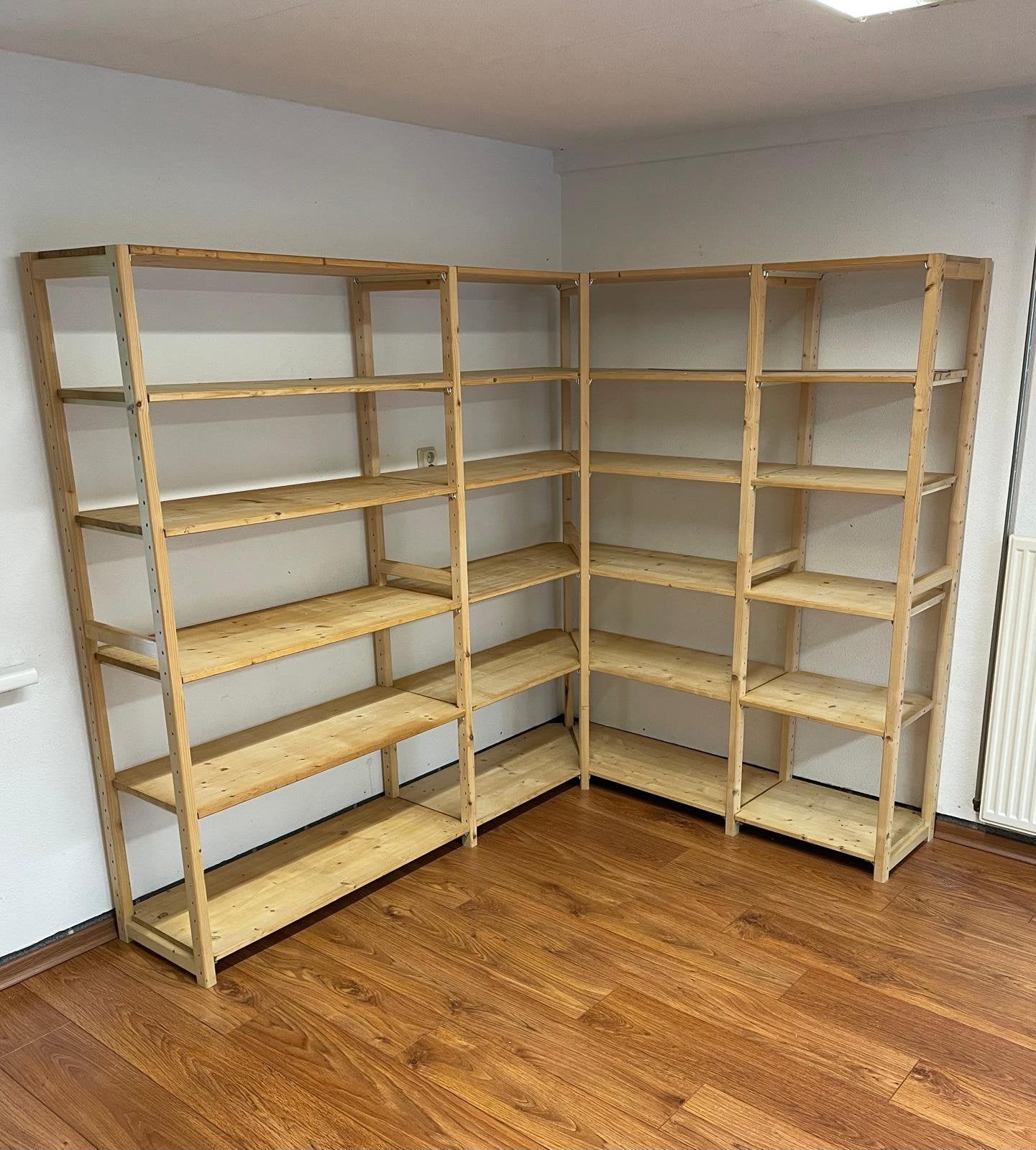 Wedeka stellingen, hout, Ophalen, Gebruikt