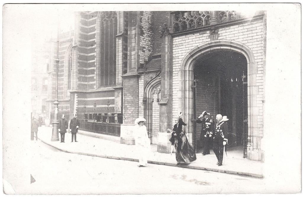 Foto 1923 - Wilhelmina Hendrik Amsterdam Nieuwe Kerk, Ophalen of Verzenden, Gebruikt, Nederland, Kaart, Foto of Prent