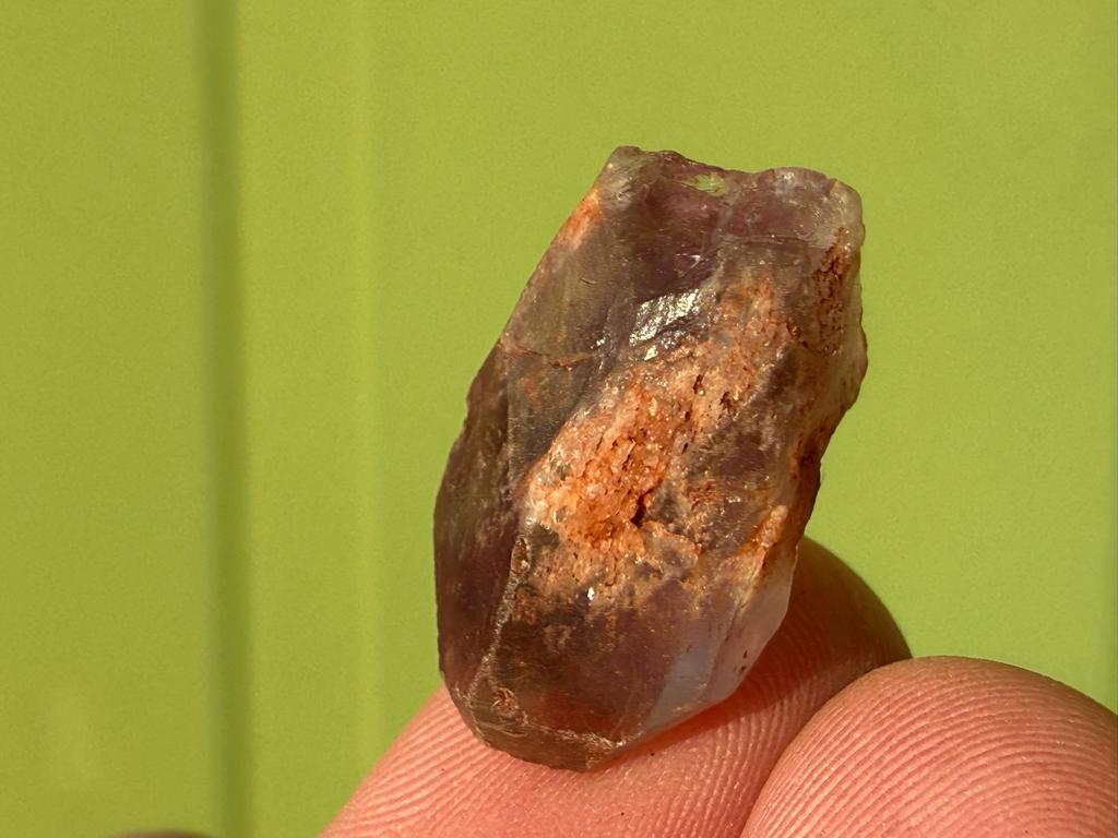 Fantoom Amethist puntje mineralen uit Bolivia H, Verzamelen, Mineralen en Fossielen, Ophalen of Verzenden, Mineraal