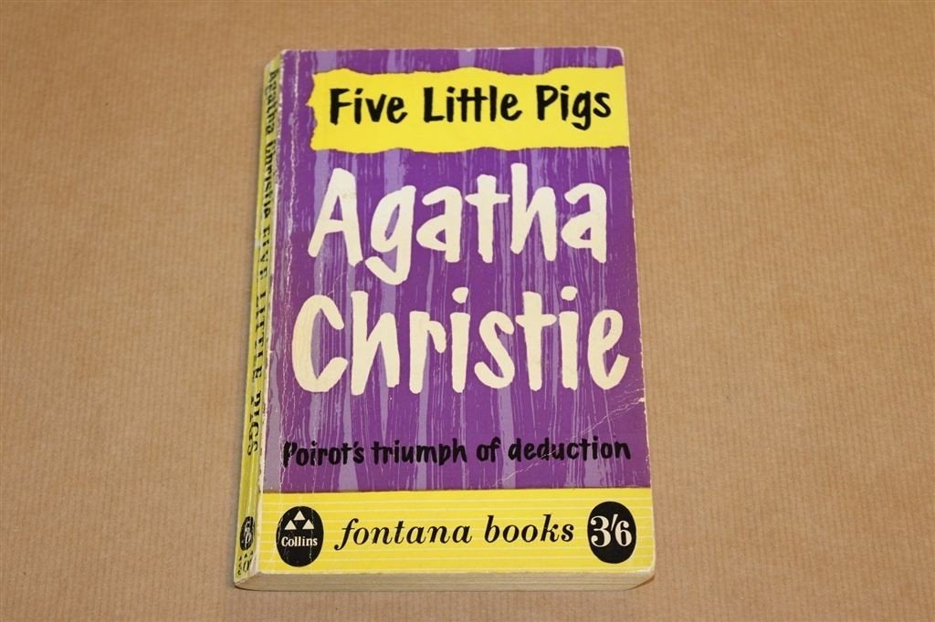 Five Little Pigs — Agatha Christie, Poirot Vintage 1963, Ophalen of Verzenden, Gelezen