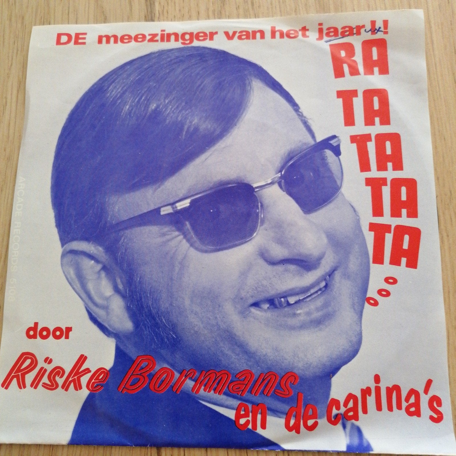Riske bormans/ringeling, Ophalen of Verzenden, Gebruikt, Overige formaten, Levenslied of Smartlap
