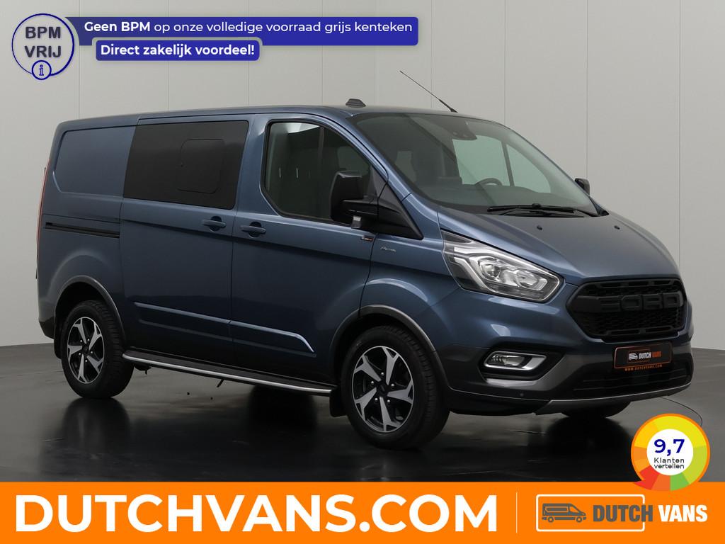 Ford Transit Custom 2.0TDCI 170PK Automaat Dubbele Cabine |, Automaat, Gebruikt, Zwart, Blauw